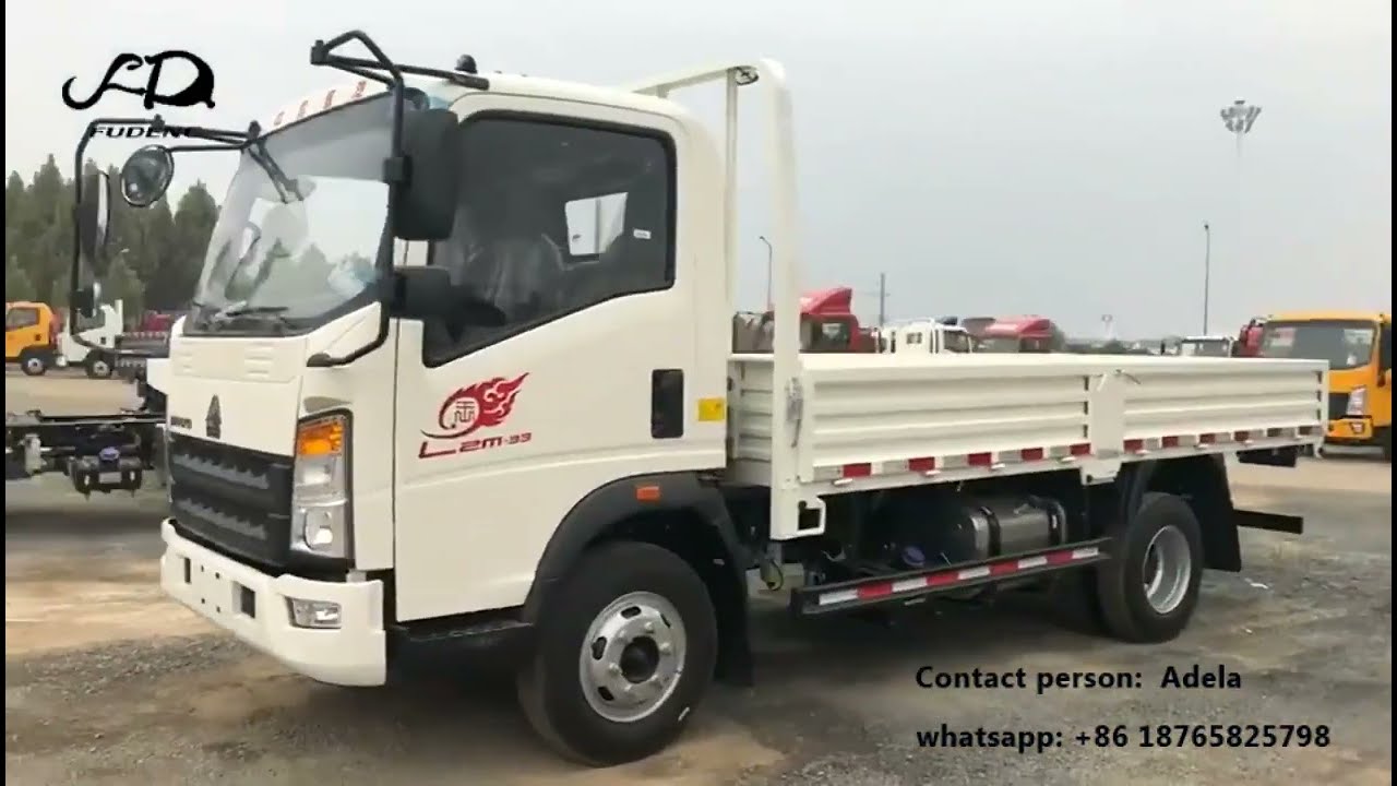 Good price HOWO small truck 5 tons light truck 10 tons cargo truck