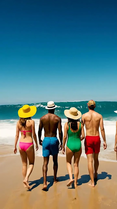 Massive Wave Destroys Beach Tourists!