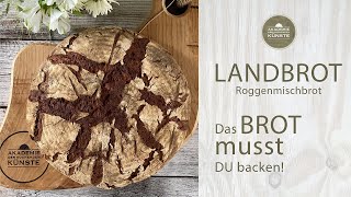 Mein Lieblingsbrot Mit Sauerteig Selber Backen Roggenbrot Mit Sauerteig Und Dinkel Alltagsbrot