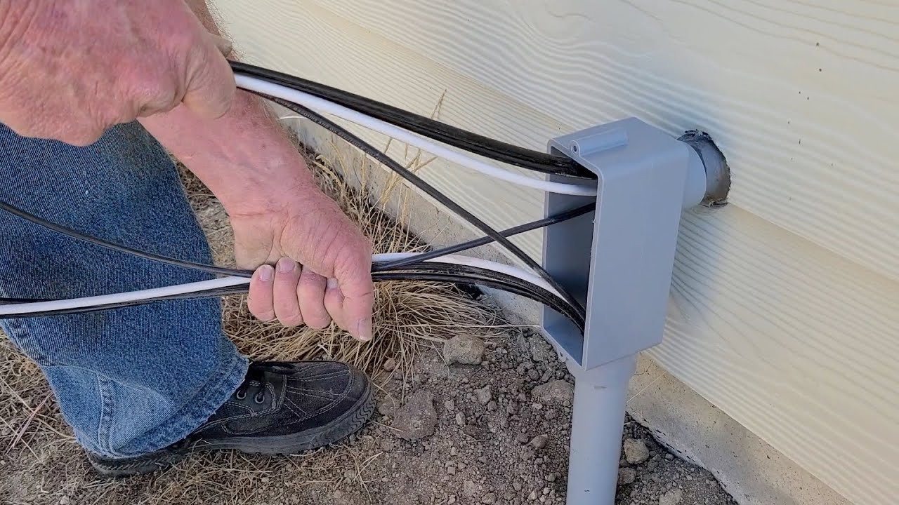 The Easiest Way To Pull Large Gauge Electrical Wires Through Conduit 