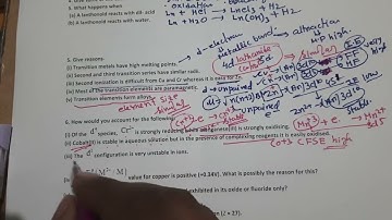 Important questions and answers of d & f block element,SET:02,Mr.Pappu Bhowmick