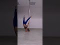 стойка на руке и на предплечье у пилона. Pole-dance