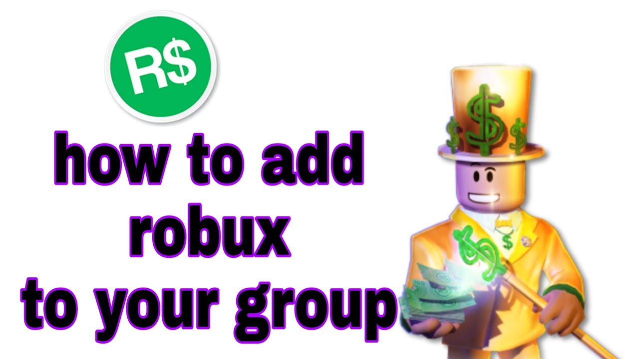 How To Add Funds To Your Roblox Group 2020 Remake Youtube