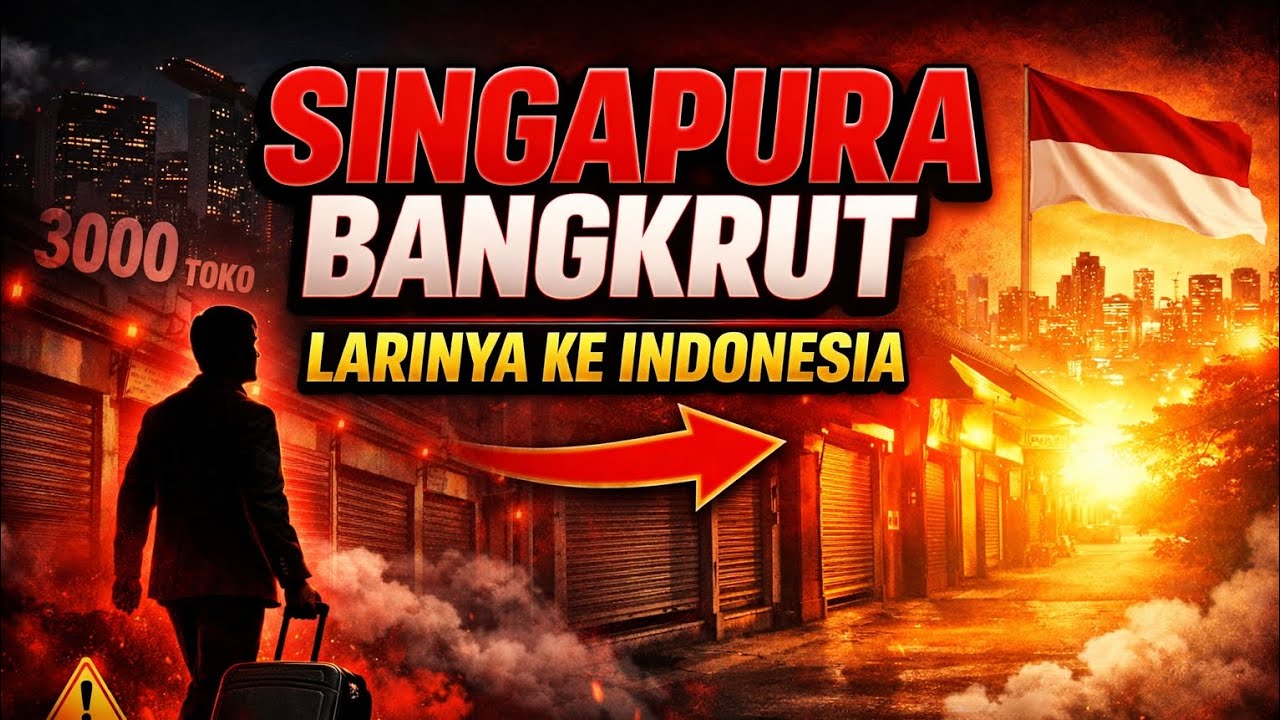 KRISIS BESAR! SINGAPURA 3000 Toko BANGKRUT, Malaysia Utang 66% A Rakyatnya Lari ke INDONESIA