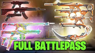 *New* ALL BATTLE PASS SKINS LEAKED!!!