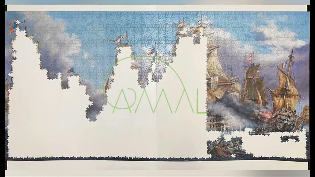 4000 PC Jigsaw Puzzle 🧩 Naval Battle Castorland Brand YouTube