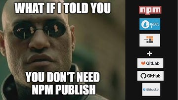 install npm packages directly from git