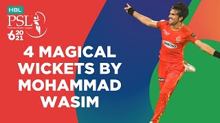4 Magical Wickets By Mohammad Wasim | Multan vs Islamabad | Match 30 | HBL PSL 6 | MG2T