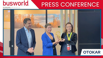Otokar Showcases Electric & Autonomous Buses | Busworld Europe 2025 Press Conference