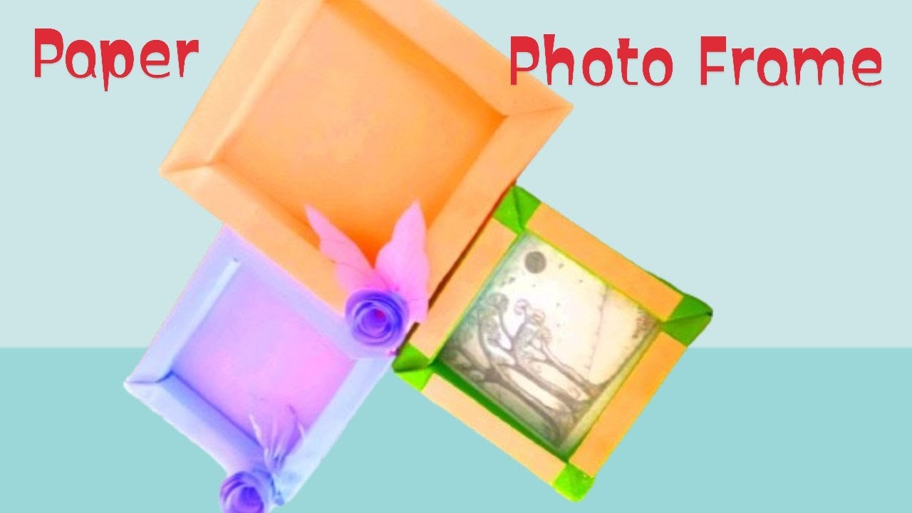Paper Photo Frame|Origami Photo Frame|Diy Photo Frame|Geeti Araa Artist ...