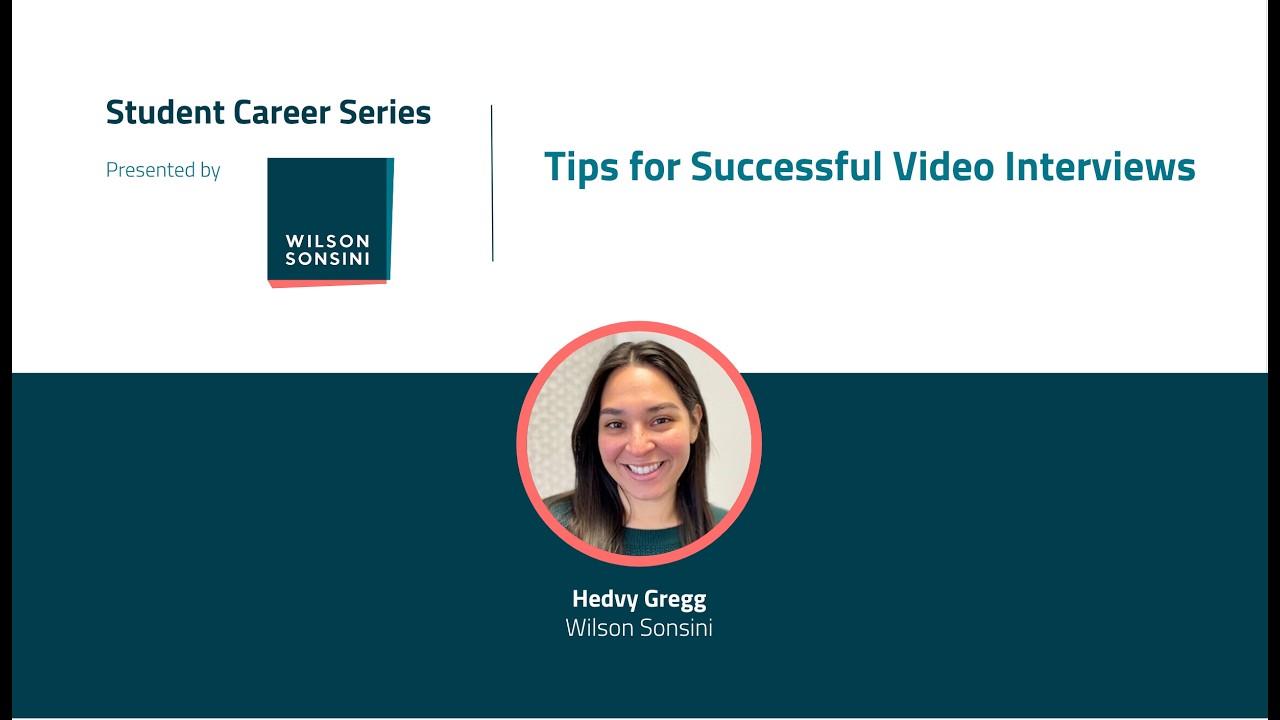 Tips for Successful Video Interviews