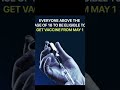 Everyone above the age of 18 eligible for COVID 19 Vaccination from May 1, #shorts #youtubeshorts