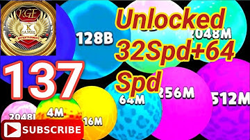 Blob Merge 3D New Skin Unlock 32Spd+64Spd Gameplay  Part 137 (android-ios)@K Games Entertainment