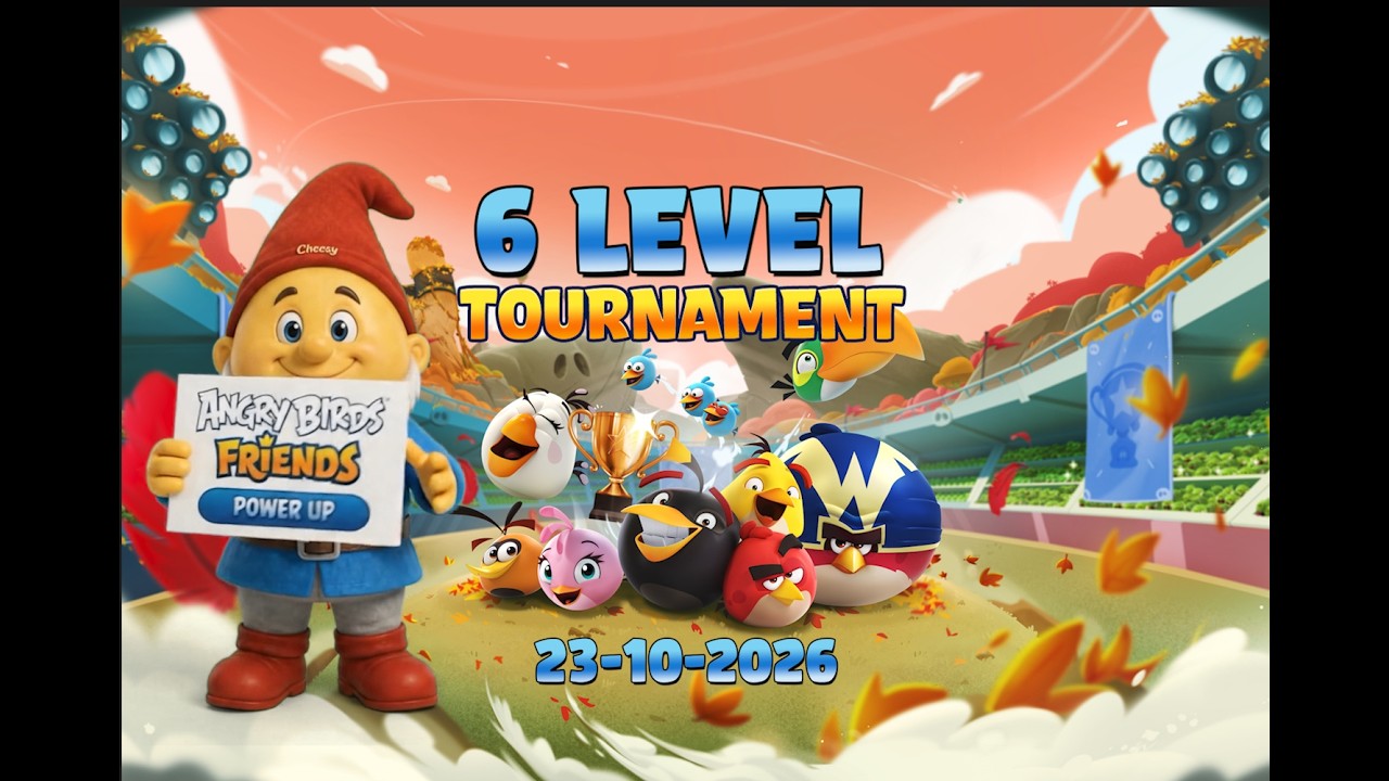 6 Levels Tournament Angry Birds Friends HighScore Power UP Strategy 23 ...