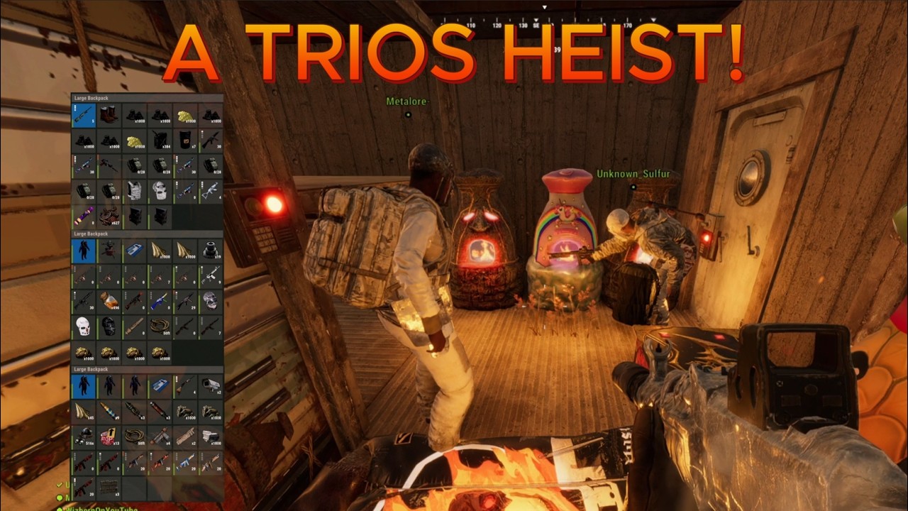 HOW A TRIO STALKS ITS PREY! - Rust Console - YouTube