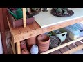 Potting Bench with Repurposed Sink Potting Bench with Repurposed Sink