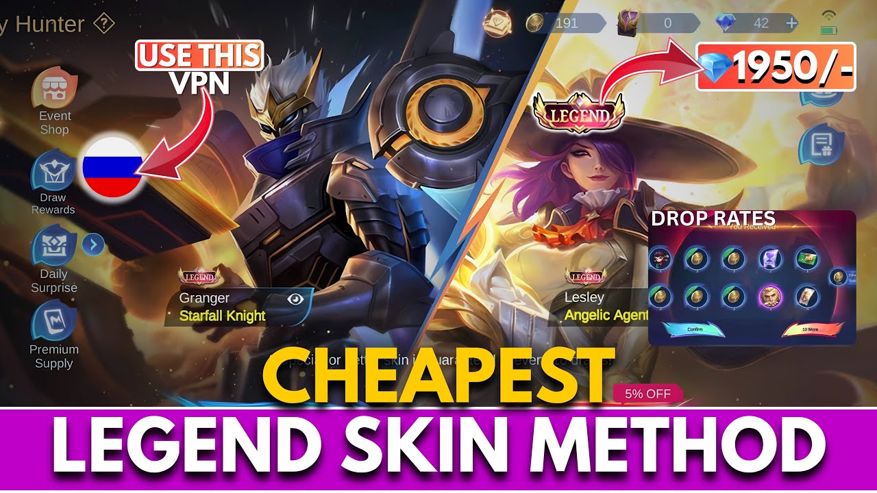How To Obtain Granger/Lesley Legend At Cheapest Price| Use This VPN For Bounty Hunter Event