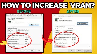 How To Increase Dedicated Video Memory VRAM On Windows