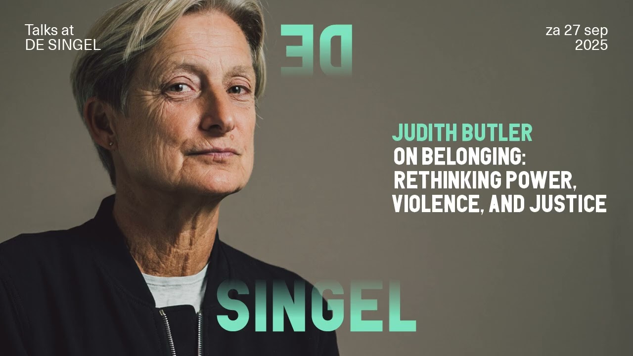 In conversation with Judith Butler | Talks at DE SINGEL