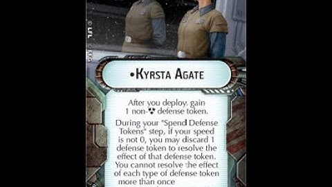 How-to use Commander "Kyrsta Agate" - Star Wars Armada Explained (SWAE)