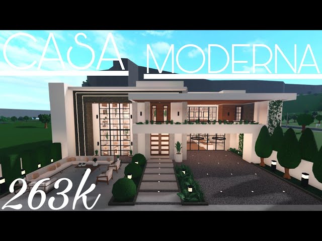 MINI CASA MODERNA *Speedbuild* BLOXBURG - ROBLOX 