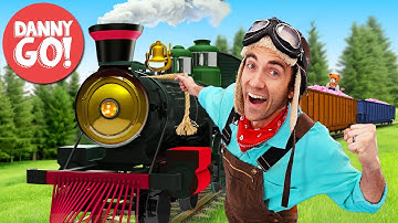 "Chug Like a TRAIN!" 🚂💥 Locomotive Adventure | Danny Go! Dance Songs for Kids