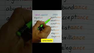 -ance words/spelling rules #levelupphonics #viral #shorts Content