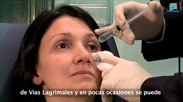 ¿Cómo se abre una glándula lagrimal obstruida?