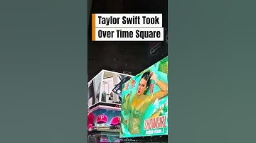TAYLOR SWIFT Took Over Time Square | The Life of a Showgirl