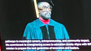 Will.i.am of the black eyed peas at DCU center (WPI graduation)