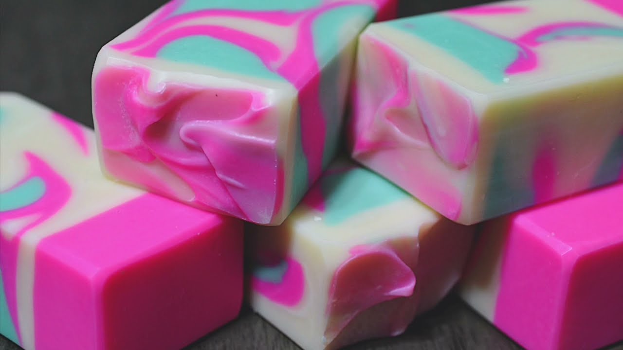 Sea Salt and Orchid Cold Process Soap Making