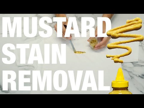 How To Remove A Mustard Stain - Mustard Stain Cleaning Tips