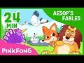 The old lion and the fox and 7 songs aesops fables   compilation  pinkfong songs for children