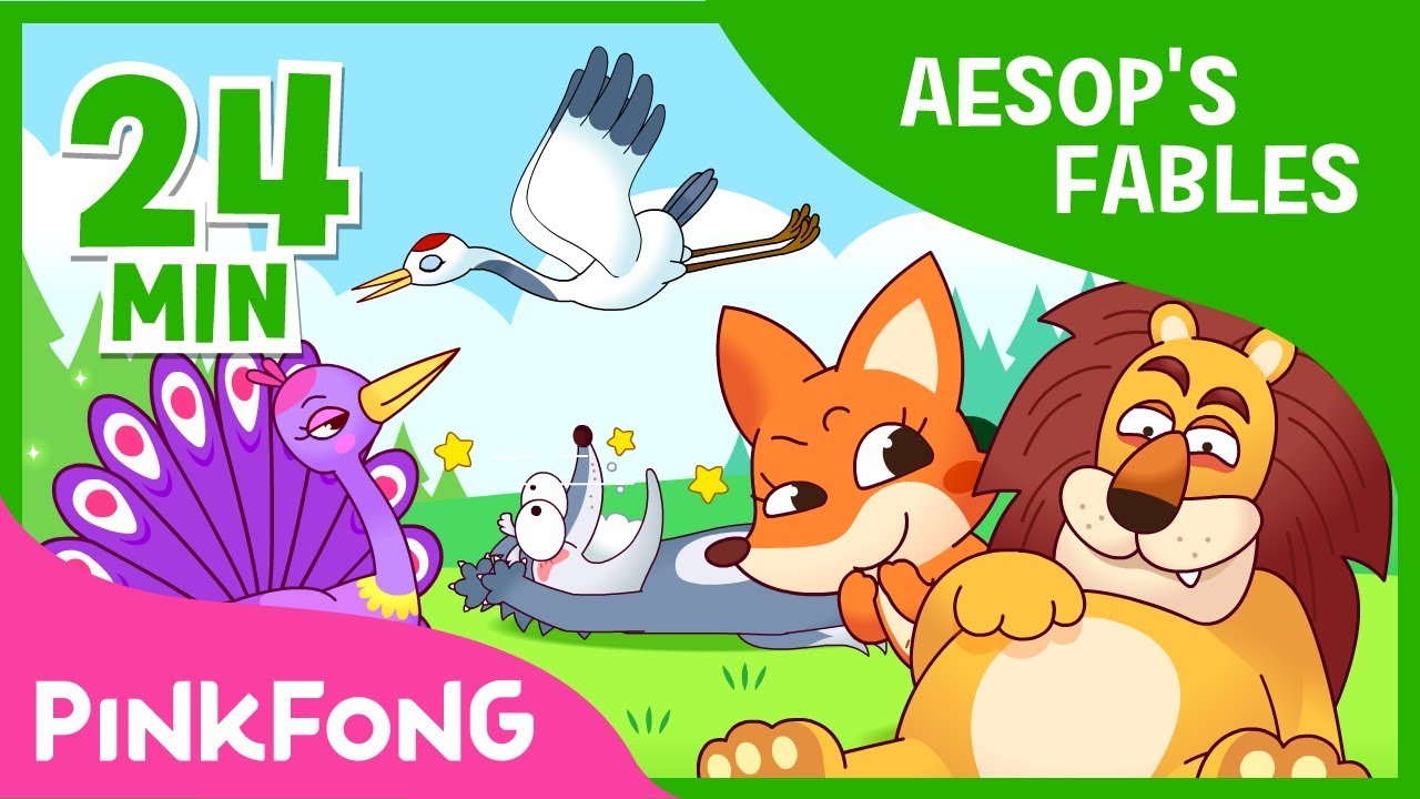 The Old Lion and the fox and 7+ songs| Aesop's Fables | + Compilation | Pinkfong Songs for Chil