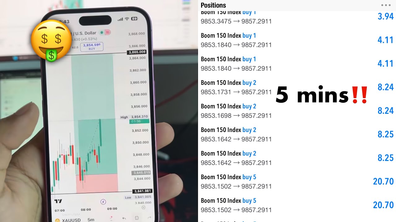 Как я перевернул небольшой счет в прямом эфире за 5 минут скальпинга💸🤑НЕВЕРОЯТНО‼️