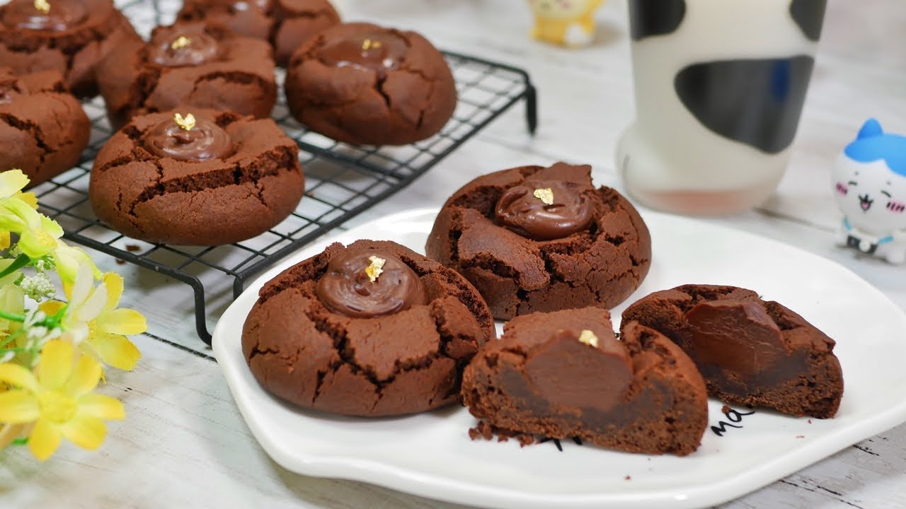 バレンタインで大人気のガナッシュクッキー Ganache cookies are very popular in Korea.