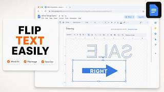 How to Mirror Text or Images in Google Docs (Mirror Visual Effect) screenshot 4