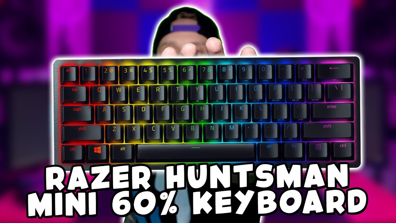 Razer Huntsman Mini 60% Gaming Keyboard, Classic Black 