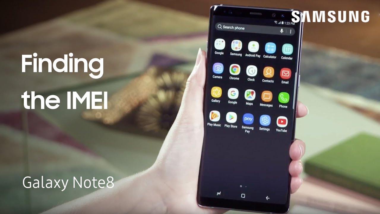 Finding The Imei On Your Samsung Galaxy Note8