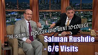 Salman Rushdie - Shows Us A Video Of Him & Scarlett Johansson - 6/6 Visits In Chronological Order