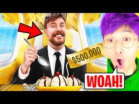 Lankybox Reacting To Mrbeast - 1 Vs 500,000 Plane Ticket!