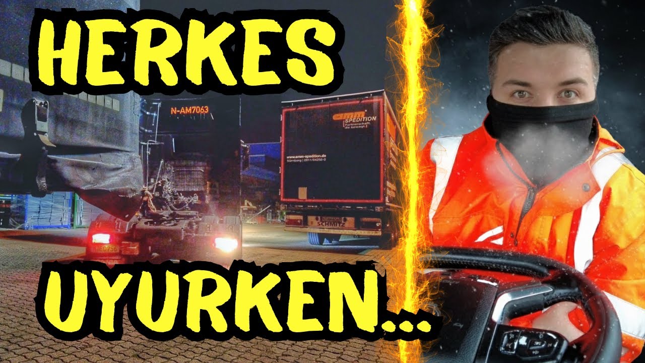 Almanya TIR Şoförü Günlük Hayat