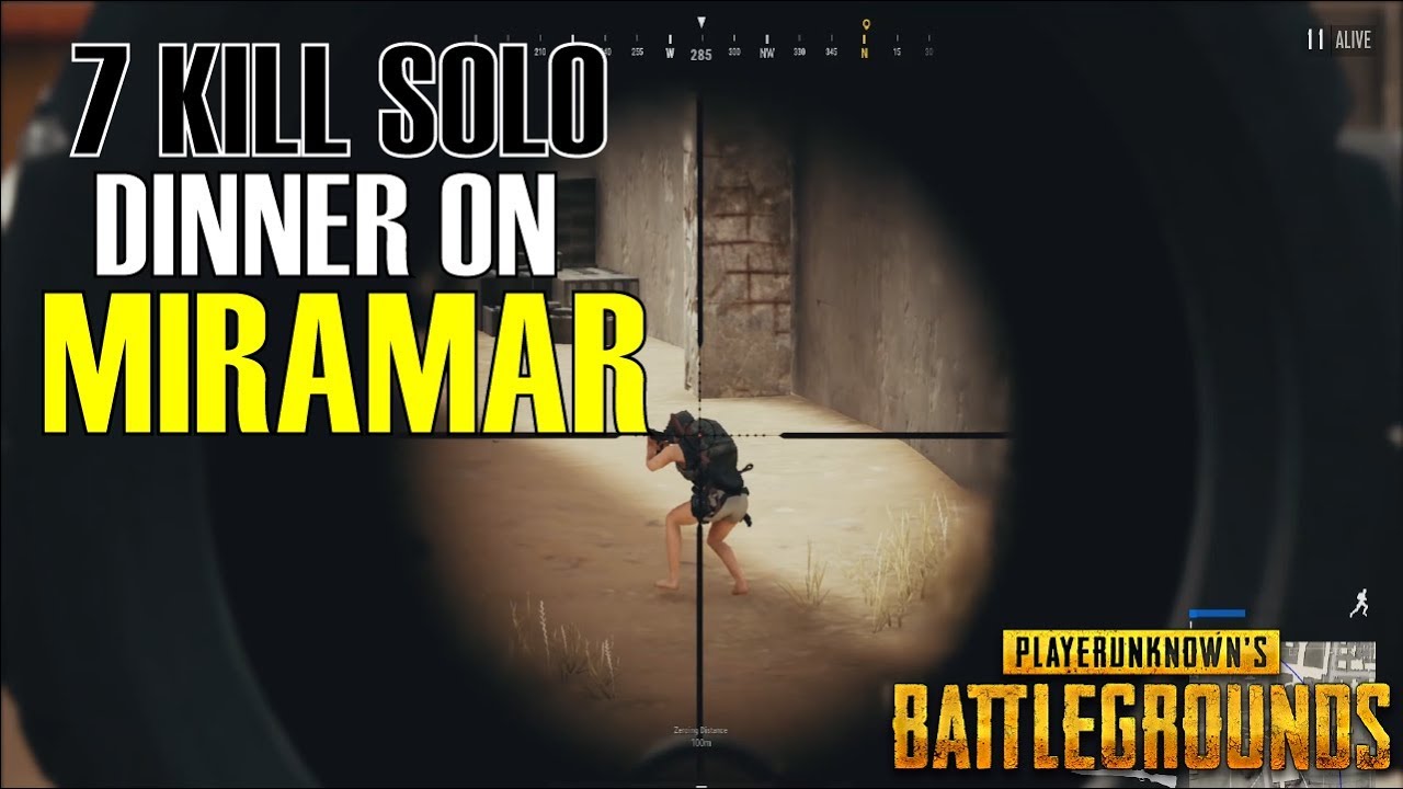 My First Solo FPP Win on Miramar - 7 Kills | PUBG Playerunknown's Battlegrounds