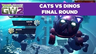 Final Match in Cats vs Dinos! | Plants vs. Zombies Garden Warfare 2