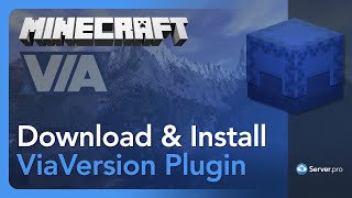 how to download and install viaversion on your minecraft server! - minecraft java