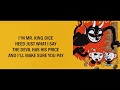 Cuphead die house lyricsmr king dice main theme songsoundtrack