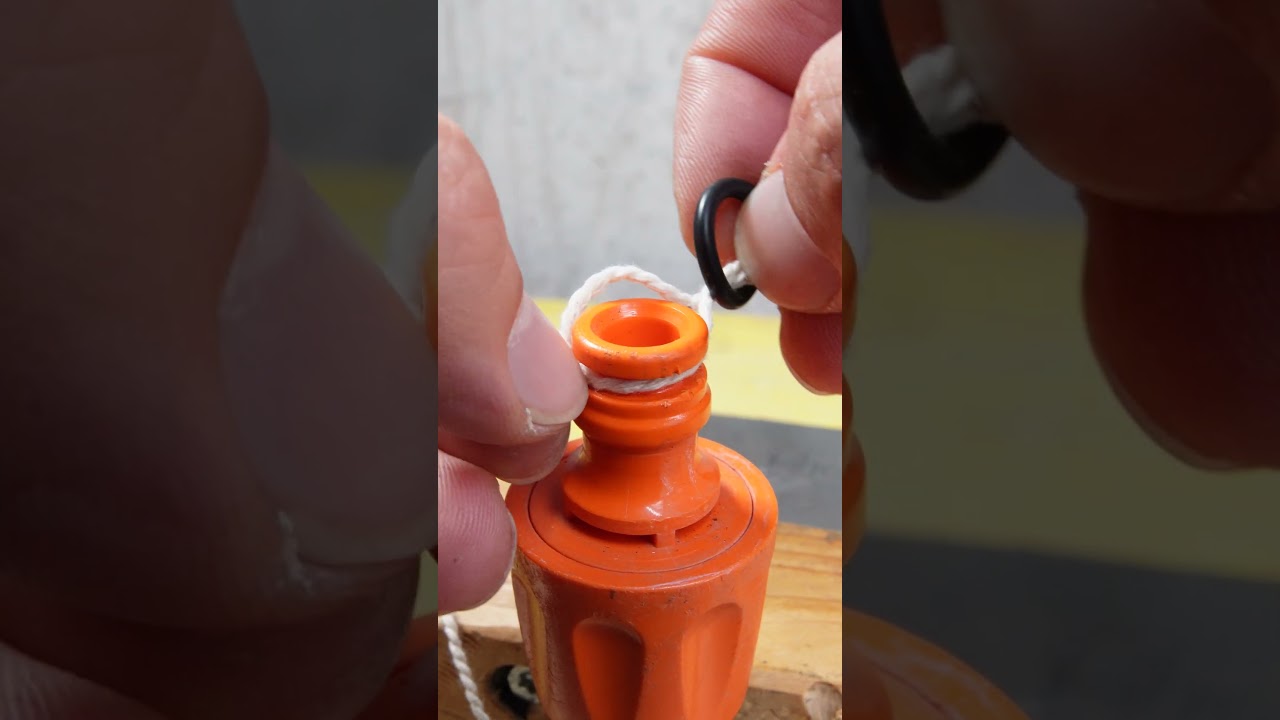 O-Ring einfach montieren! 