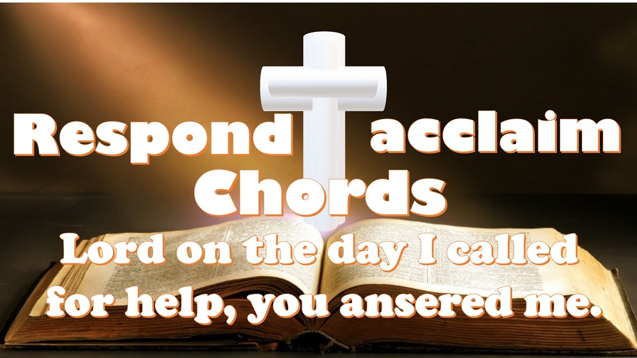 Lord, on the day I called for help, you answered me. Psalm July 27, 2025 Chords & Acclaim.