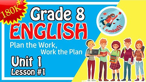 Grade 8 English Language [ Unit 1--Lesson 01] 🇱🇰🏫👩‍🏫🧑👩
