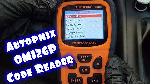 How To Use Autophix OM126P Code Reader - Check Engine Light